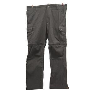 Kuhl Renegade Cargo Convertible shorts/pants Dark Gray Men's Size 38 x 30